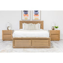  Mako Wood Furniture Wren Full Upholstered Bed with Storage DRSG-400-FBST-DBL IMAGE 4
