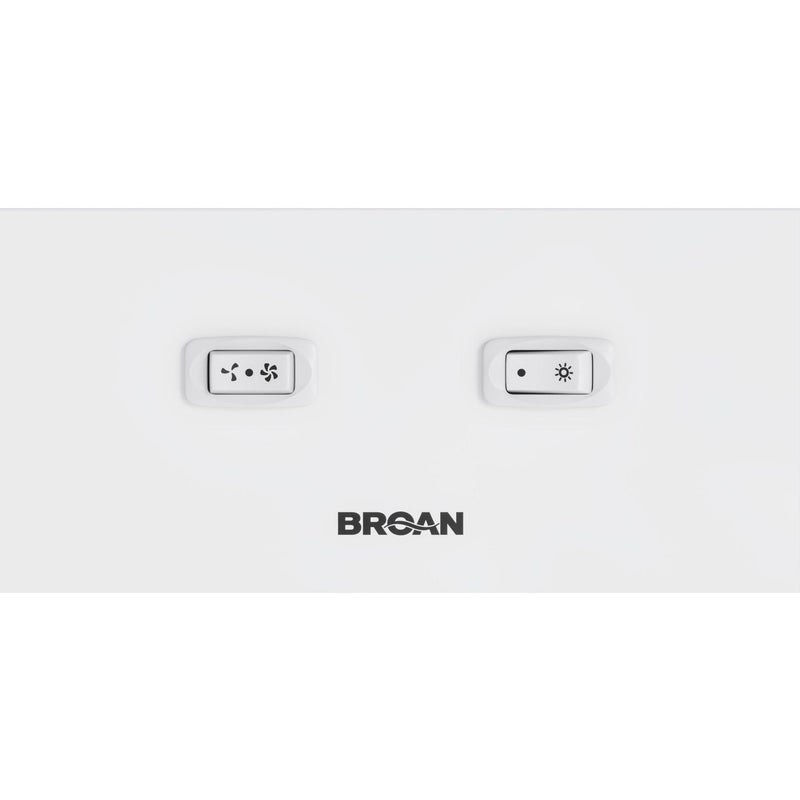 Broan 30-inch GLA1 Series Under Cabinet Range Hood GLA1303WW IMAGE 4