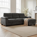  Primo International Savio 2 pc Sectional Sofa Bed - Slate IMAGE 5