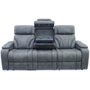 Synergy Home Furnishings Power Reclining Fabric Sofa K2193-52PHR-AIR-TEREMO-STEEL-BLUE IMAGE 6
