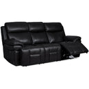 Synergy Home Furnishings Power Reclining Sofa K2224-52PHR-AIR-LIVORNO-BLACK IMAGE 4