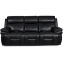 Synergy Home Furnishings Power Reclining Sofa K2224-52PHR-AIR-LIVORNO-BLACK IMAGE 7