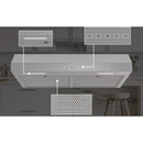  Broan 30-inch Glacier GLA2 Series Under-Cabinet Range Hood GLA2303SS IMAGE 2