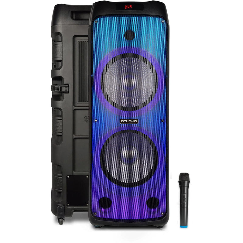 Dolphin Bluetooth 5100-Watt Portable Speaker SPF-1212R IMAGE 1