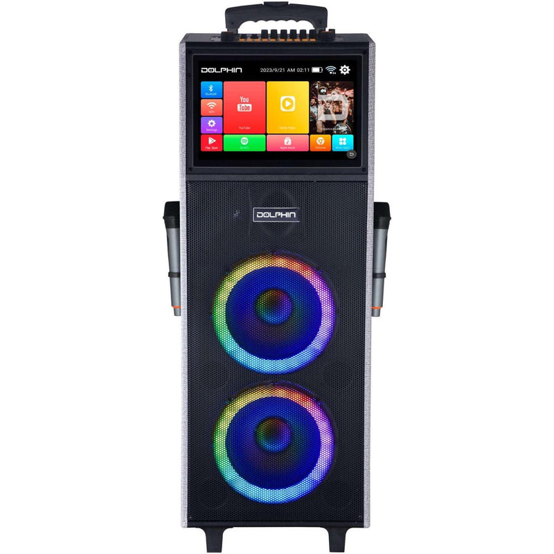 Dolphin Karaoke Machine with a 14.1" Touchscreen Android Tablet KB-2100 IMAGE 1