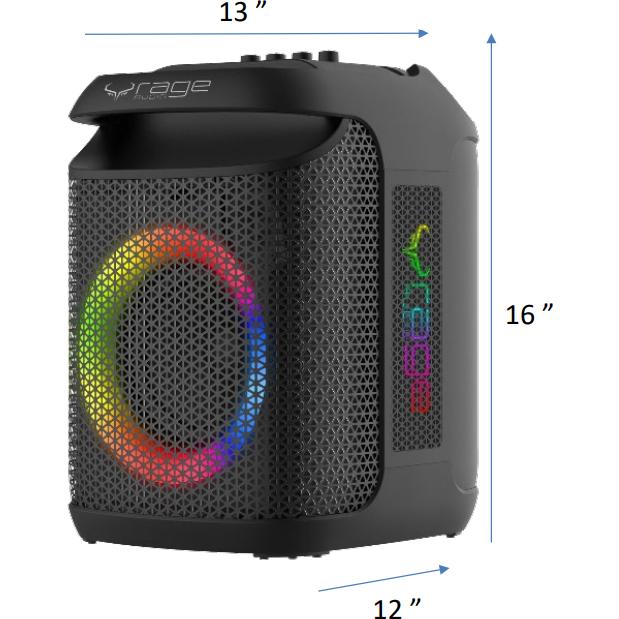 Rage Audio Bluetooth Portable Speaker BTSMC8 IMAGE 2