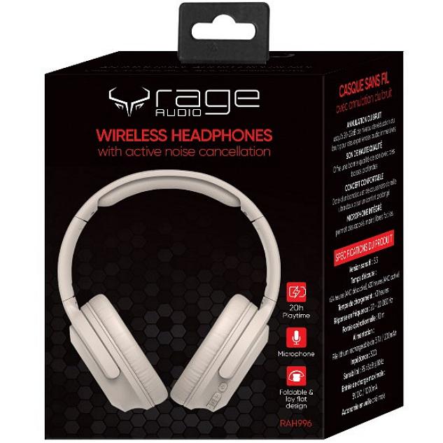 Rage Audio Bluetooth Over-the-Ear Headphones with Microphone RAH996 IMAGE 2