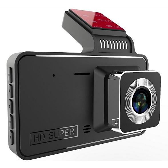 Escape Double Cam Dashcam with 4-inch Display Screen DVDR350 IMAGE 1