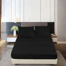 Star Night Import & Export Bedding Sheet Sets BSC68-001 Sheet Set - Black (Twin) IMAGE 1