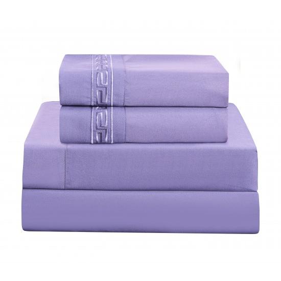 Star Night Import & Export Bedding Sheet Sets HLB001 Sheet Set - Lavender (Twin) IMAGE 1