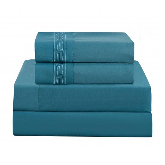 Star Night Import & Export Bedding Sheet Sets HLB001 Sheet Set - Blue (Twin) IMAGE 1