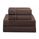 Star Night Import & Export Bedding Sheet Sets HLB01 Sheet Set - Chocolate (Full) IMAGE 1