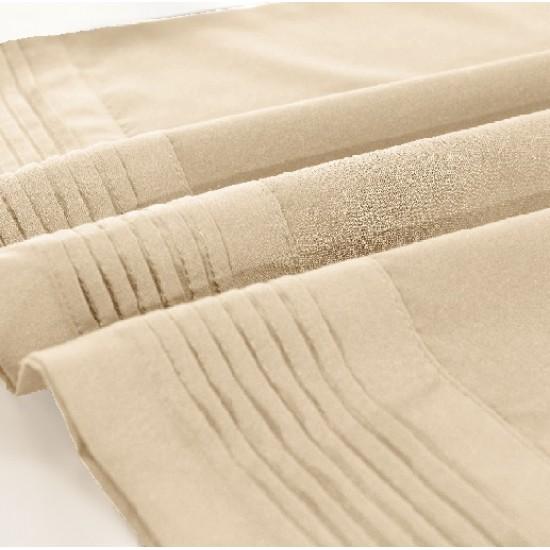 Star Night Import & Export Bedding Sheet Sets HL5001 Sheet Set - Taupe (Twin) IMAGE 2