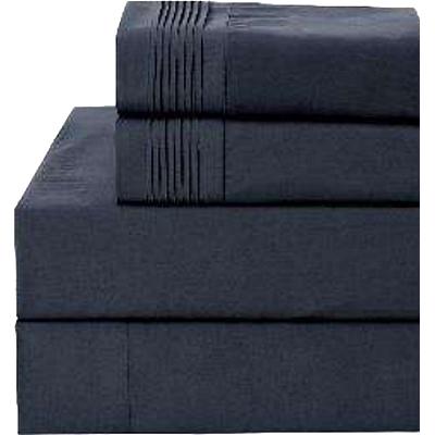 Star Night Import & Export Bedding Sheet Sets HL5001 Sheet Set - Navy (Twin) IMAGE 1