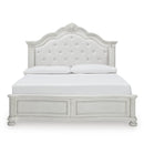  Benchcraft Montelaine B795B7 California King Upholstered Panel Bed IMAGE 2