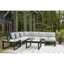  Signature Design by Ashley Beachloft P490P1 6 pc Outdoor Sectional IMAGE 4