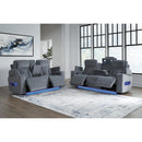  Signature Design by Ashley Studio Cave PC4980215 Power Reclining Sofa with Adjustable Headrest IMAGE 18