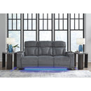  Signature Design by Ashley Studio Cave PC4980215 Power Reclining Sofa with Adjustable Headrest IMAGE 6