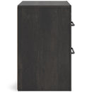 Signature Design by Ashley Hollivern PCB2108-92 Two Drawer Night Stand IMAGE 4