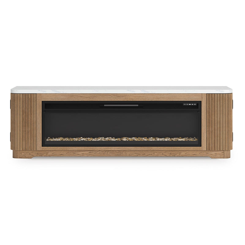  Signature Design by Ashley Camdill W808W1 80" TV Stand with Electric Fireplace IMAGE 5