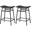 Monarch I 2384 Set of 2 Barstools - Black IMAGE 1