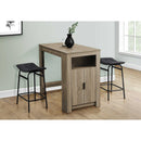 Monarch I 1203 Counter Height Dining Table - Dark Taupe IMAGE 3