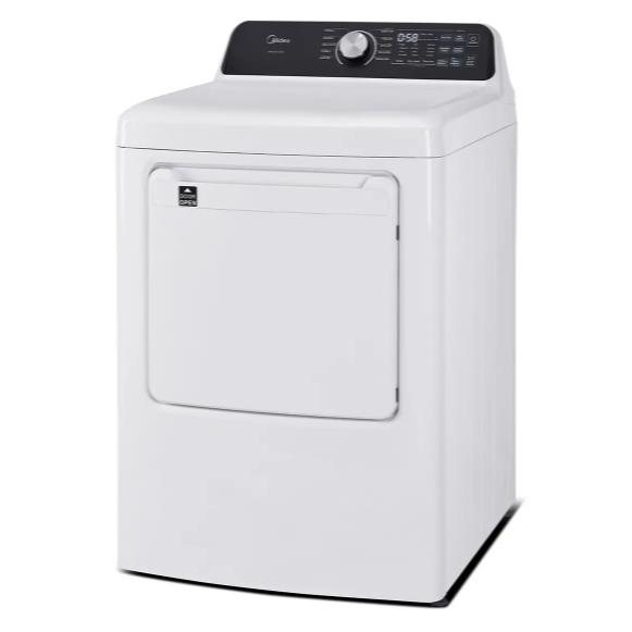 Midea 7.0 cu.ft. Electric Dryer with Smart Tumble MLTE52M2BWW IMAGE 1