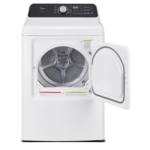 Midea 7.0 cu.ft. Electric Dryer with Smart Tumble MLTE52M2BWW IMAGE 2