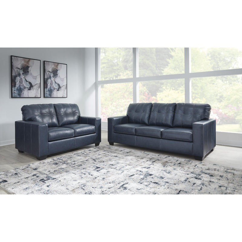 Signature Design by Ashley Santorine Stationary Leather Match Sofa 2170738C IMAGE 5