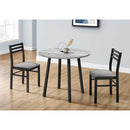 Monarch I 1007 3 pc Dining Set - Grey/Black IMAGE 11