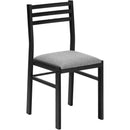 Monarch I 1007 3 pc Dining Set - Grey/Black IMAGE 8