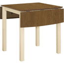Monarch I 1327 Dining Table - Cream/Oak IMAGE 1
