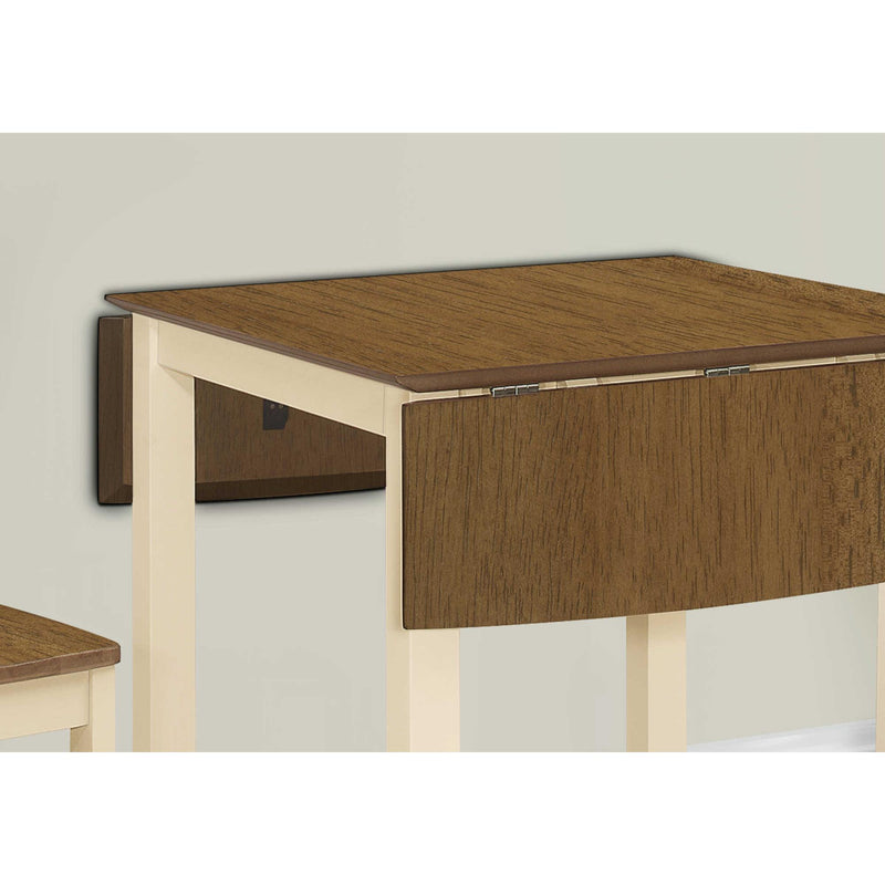 Monarch I 1327 Dining Table - Cream/Oak IMAGE 2