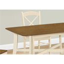 Monarch I 1328 Dining Table - Cream/Oak IMAGE 2