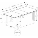 Monarch Dining Table I 1371 IMAGE 4