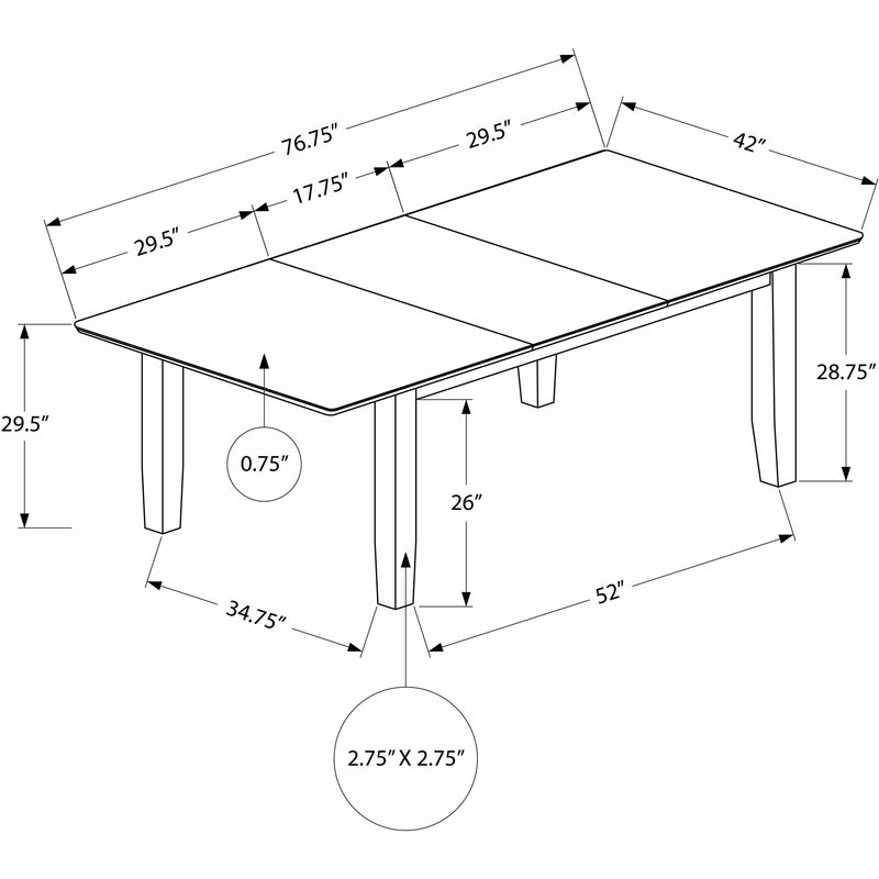 Monarch Dining Table I 1371 IMAGE 4
