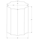 Monarch I 3900 Accent Table - Gold IMAGE 7