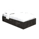  Dynamic Furniture Marley 290Y Twin Bed with Storage - Inky Maple IMAGE 1