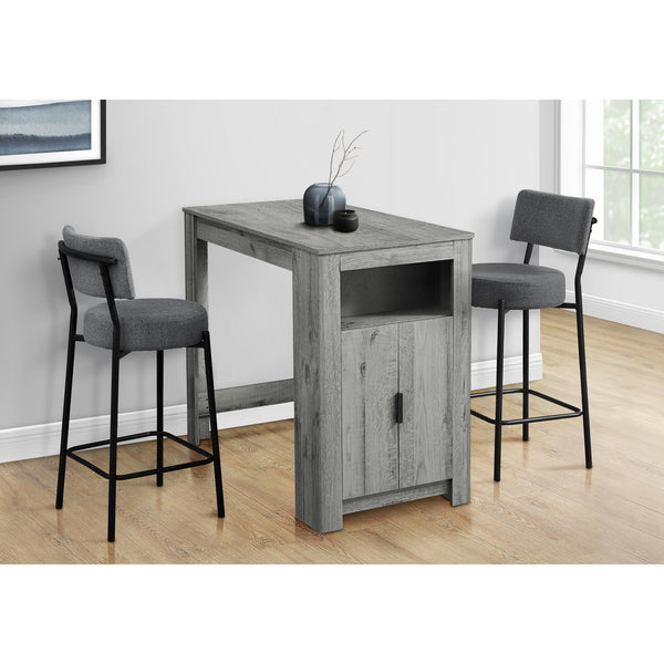 Monarch I 1204 24"X 48" Counter Height Dining Table - Grey IMAGE 1