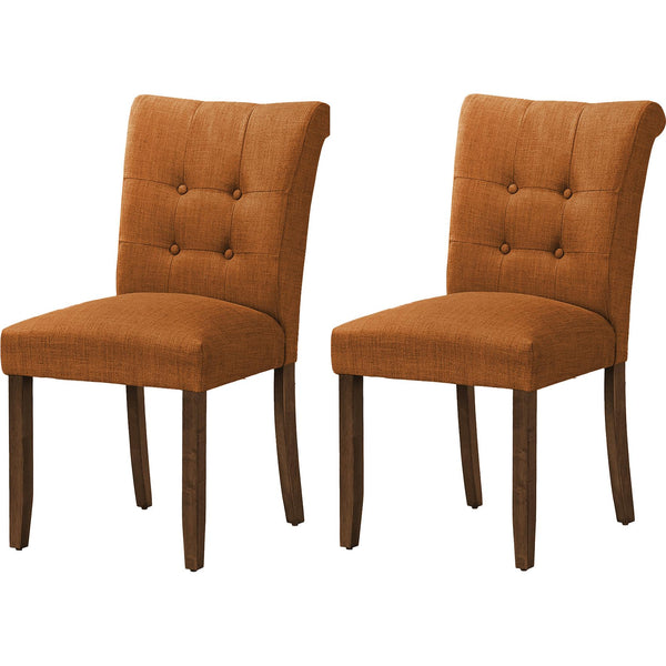 Monarch I 1221 Set of 2 Dining Chairs - Orange IMAGE 1