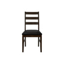 Monarch I 1332 37"H Dining Chair - Espresso/Black Pu Seat IMAGE 3