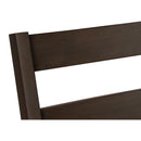 Monarch I 1332 37"H Dining Chair - Espresso/Black Pu Seat IMAGE 7