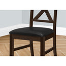 Monarch I 1333 37"H Dining Chair - Espresso/Black Pu Seat IMAGE 2