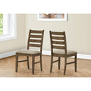 Monarch I 1342 38"H Dining Chair - Upholstered Brown Fabric IMAGE 1