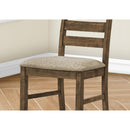 Monarch I 1342 38"H Dining Chair - Upholstered Brown Fabric IMAGE 2