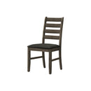 Monarch I 1347 38"H Dining Chair - Upholstered Dark Grey Fabric IMAGE 2