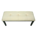 Monarch I 1377 44"L Bench - Grey/Cream Fabric Seat IMAGE 7