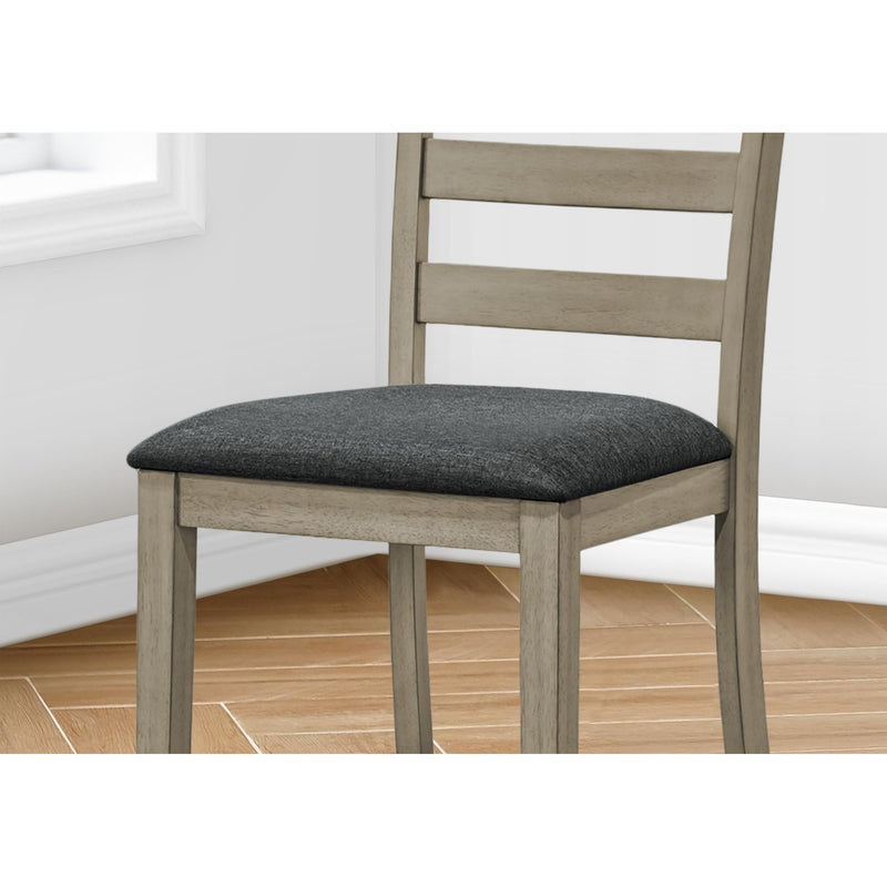 Monarch I 1382 42"H Counter Height Dining Chair - Antique Grey IMAGE 2