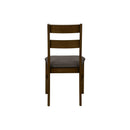 Monarch I 1396 37"H Dining Chair - Brown Walnut/Brown Fabric IMAGE 5