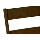 Monarch I 1396 37"H Dining Chair - Brown Walnut/Brown Fabric IMAGE 7